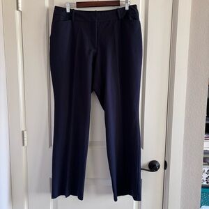Worthington dark purple straight leg trousers size 14 EUC